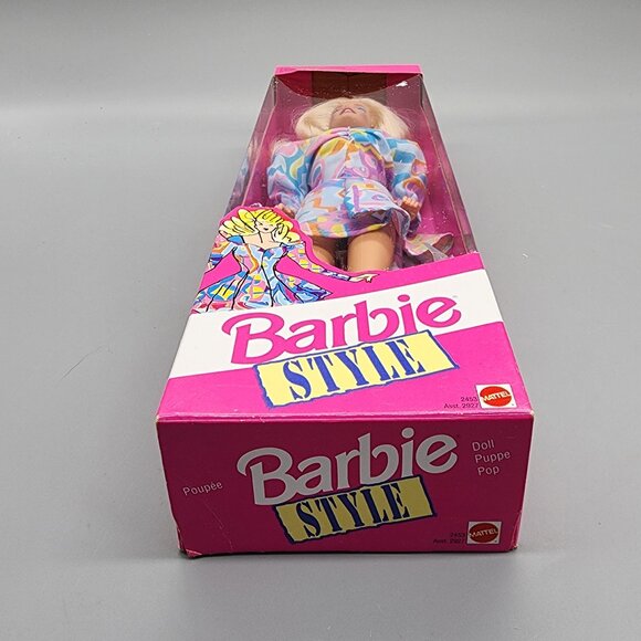 Vintage 1992 Barbie Style Doll #2453 Mattel New Sealed NIB - Picture 5 of 9